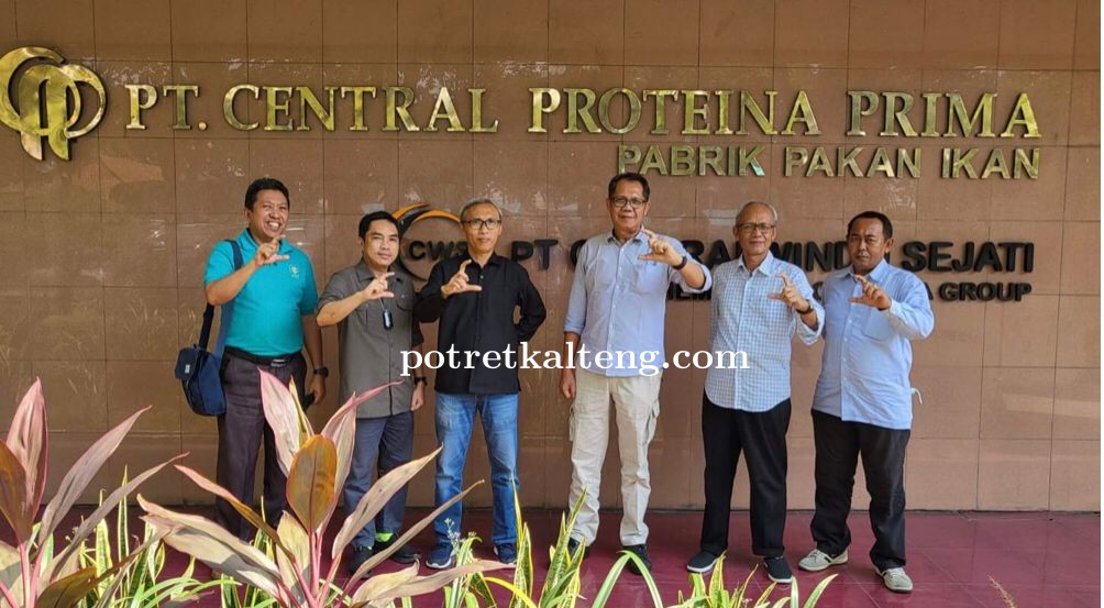 Kadislutkan Prov. Kalteng Kunjungi PT. CP Prima Sidoarjo Untuk Persiapan Pembangunan Shrimp Estate