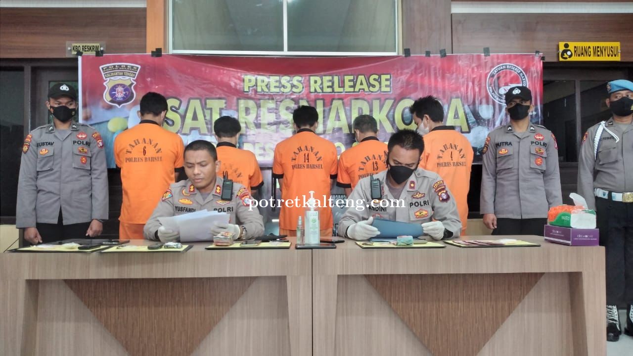 Polres Barsel Komitmen Berantas Narkoba, Bandar Sabu Kembali Tertangkap. 