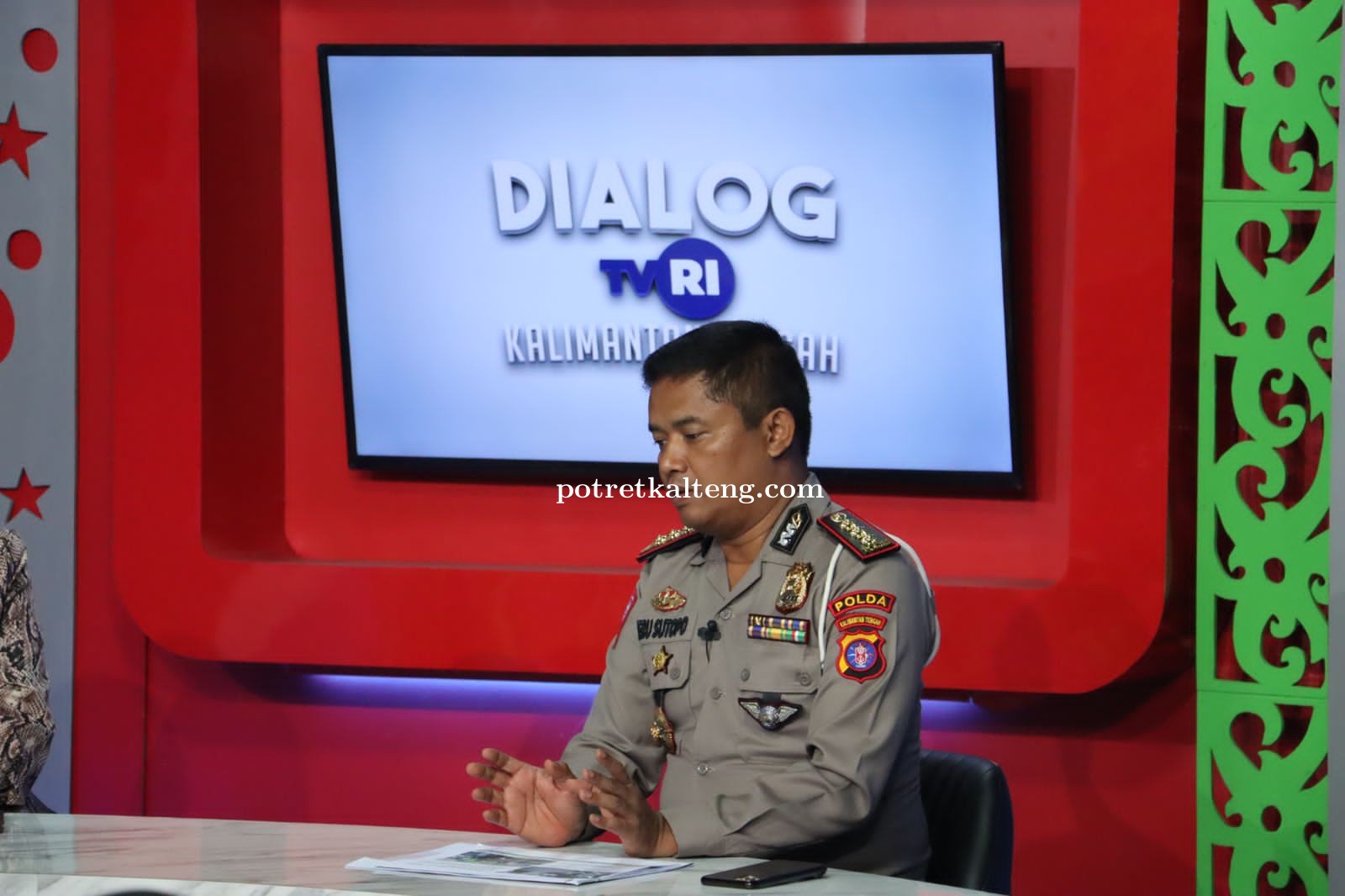 Dirlantas Polda Kalteng Bahas Sepeda Listrik di Dialog Interaktif TVRI