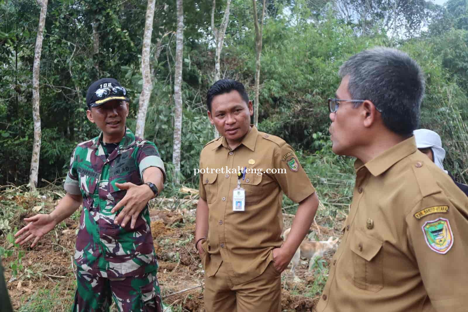 Jelang TMMD, Dandim 1013/Mtw Bersama Kadis PUPR Laksanakan Pengecekan