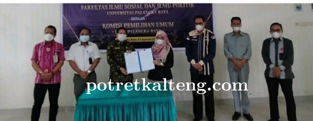 Dukung Kampus Merdeka Belajar, FISIP UPR Jalin Kerjasama Dengan KPU Kota Palangka Raya