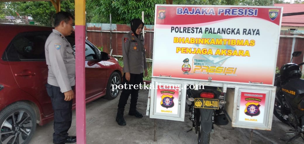 Dukung Operasional Bhabinkamtibmas, Polsek Sebangau Terima Sepeda Motor Bajaka Presisi