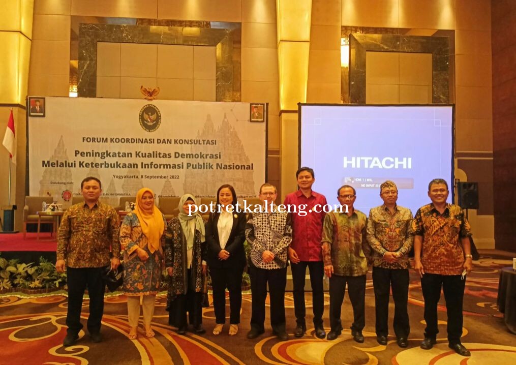 Diskominfo Provinsi Kalteng Hadiri FKK Keterbukaan Informasi Publik di Yogyakarta