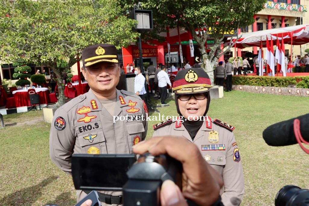Setingkat Lebih Tinggi, Wakapolda Kalteng Naik Pangkat Bintang Dua