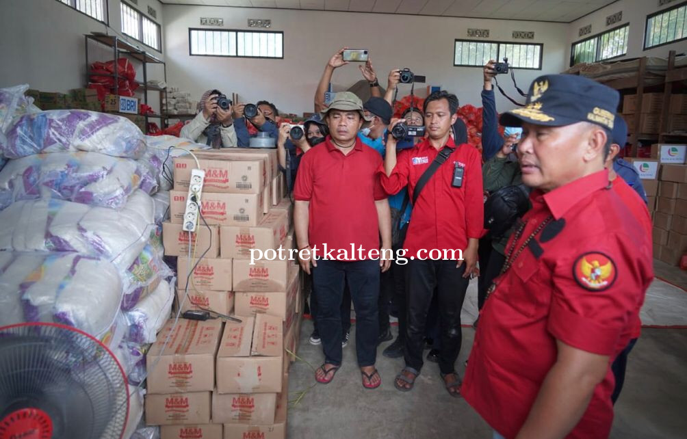 Gubernur Kalteng Tinjau Gudang Logistik Dinas Sosial Kabupaten Lamandau