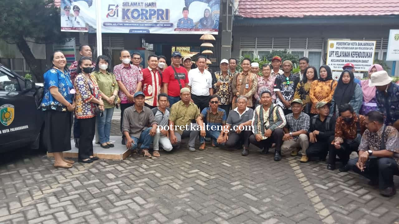 Bersama 109 Ketua RT/RW, Camat Pahandut Study Banding ke Banjarmasin