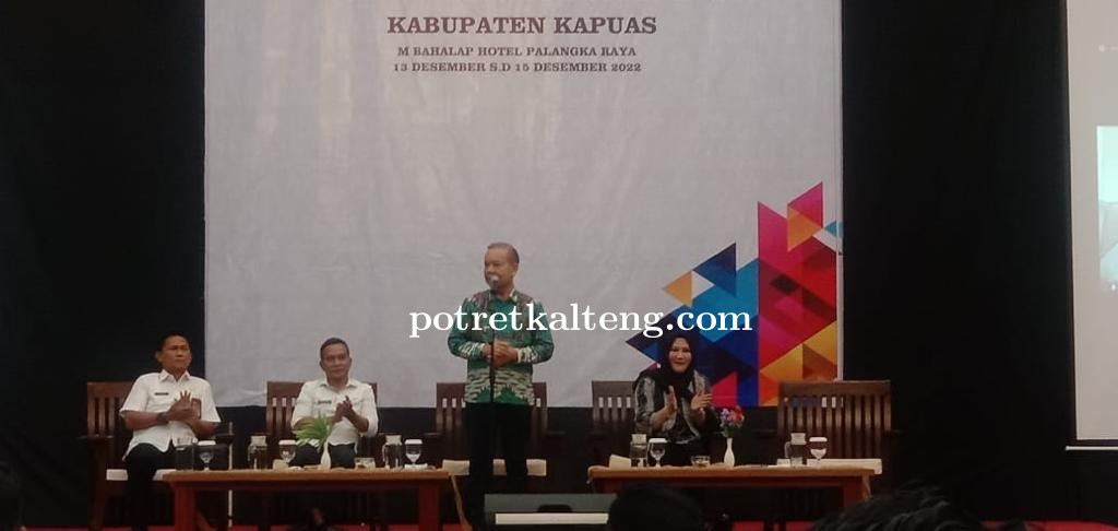 Bupati Kapuas Buka Bintek Penyusunan RPJMDes dan RKPDes Kepala Desa se-Kabupaten Kapuas.