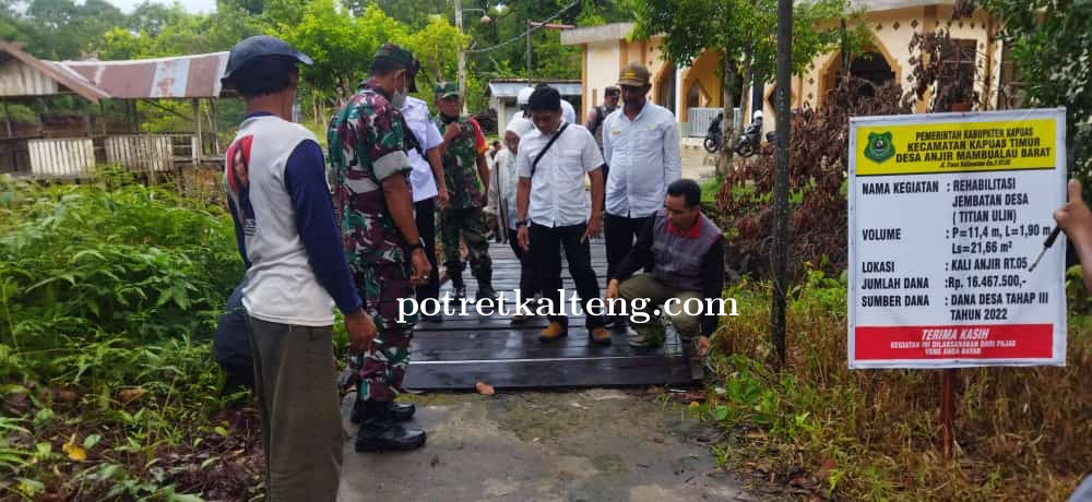 Desa Membulau Barat Adakan Kegiatan Monitoring Kegiatan Desa Tahun 2022