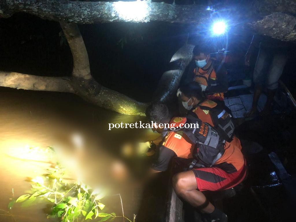 Jasad Nelayan Yang Tenggelam di Sungai Mentaya Berhasil Ditemukan Tim SAR