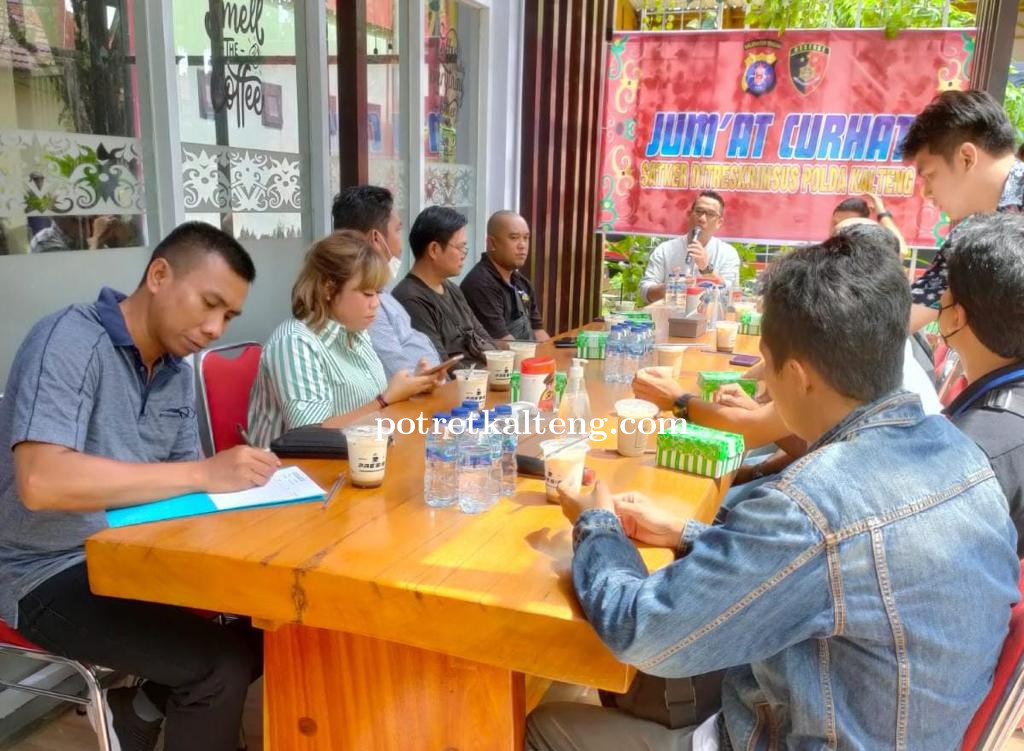Jumat Curhat, Ditreskrimsus Polda Kalteng Serap Aspirasi Pengusaha Migas di Palangka Raya