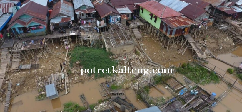 Pemko Palangka Raya Siapkan Skema Relokasi Bagi Warga Terdampak Ablasi Sungai Kahayan.