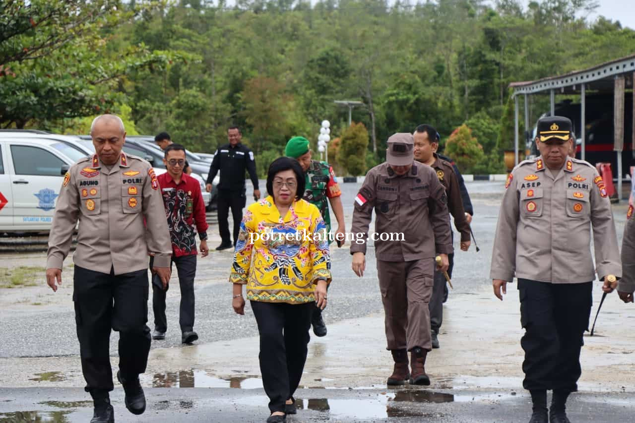 Wakil Bupati Gunung Mas Dampingi Kunjungan Kerja Wakapolda Kalteng
