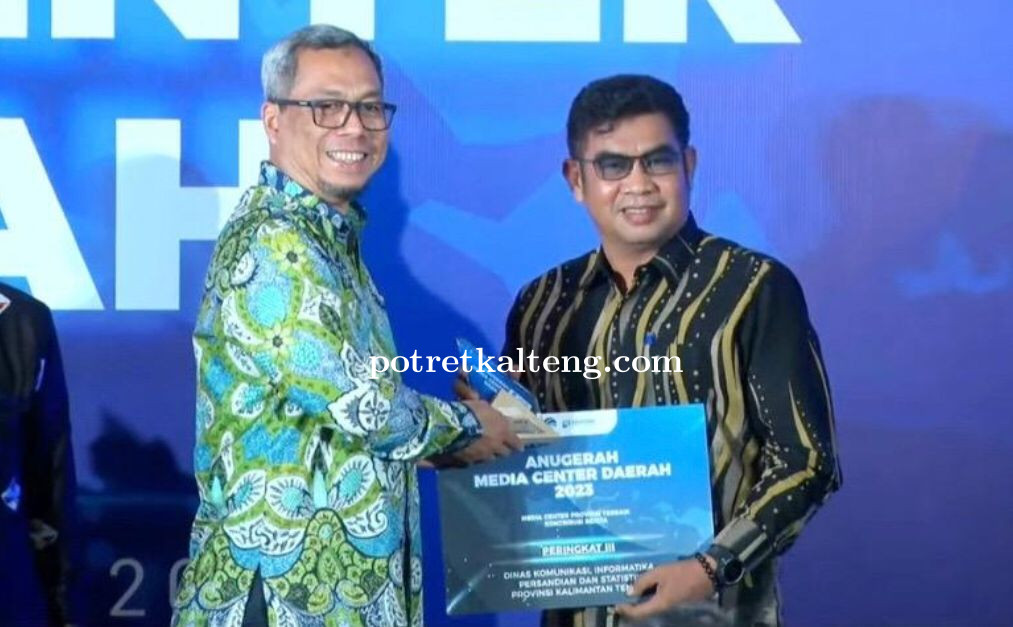 Bangga ! Diskominfosantik Kalteng Raih Terbaik III Nasional Anugerah Media Center Tahun 2022
