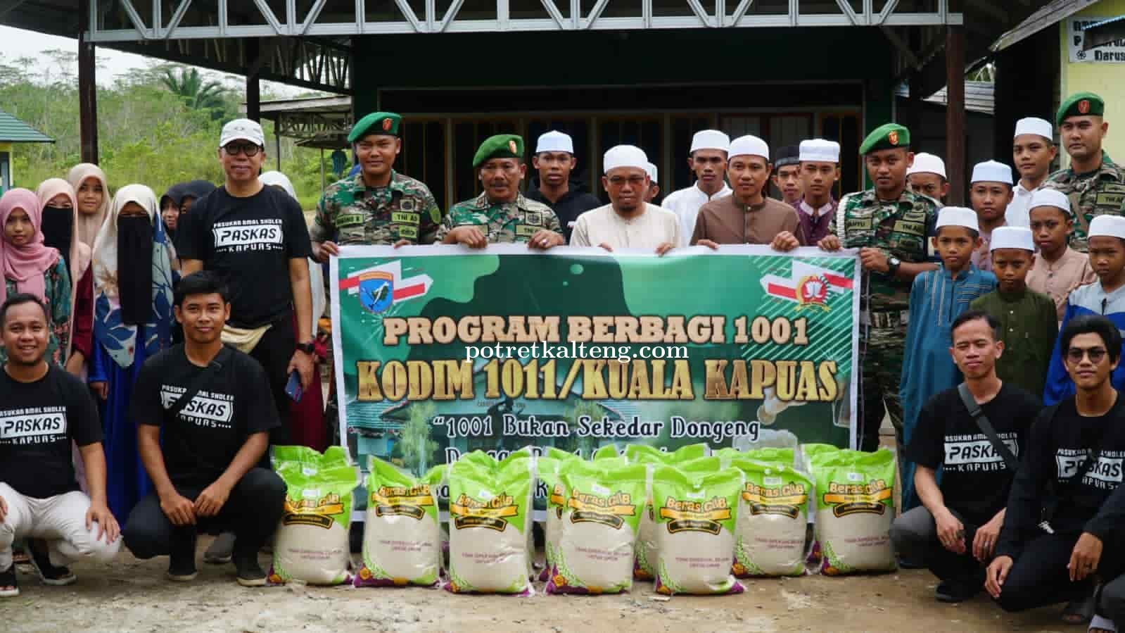 Peringati Bulan Suci Ramadhan, Kodim 1011/KlK Kapuas Adakan Program 1001 Berbagi.