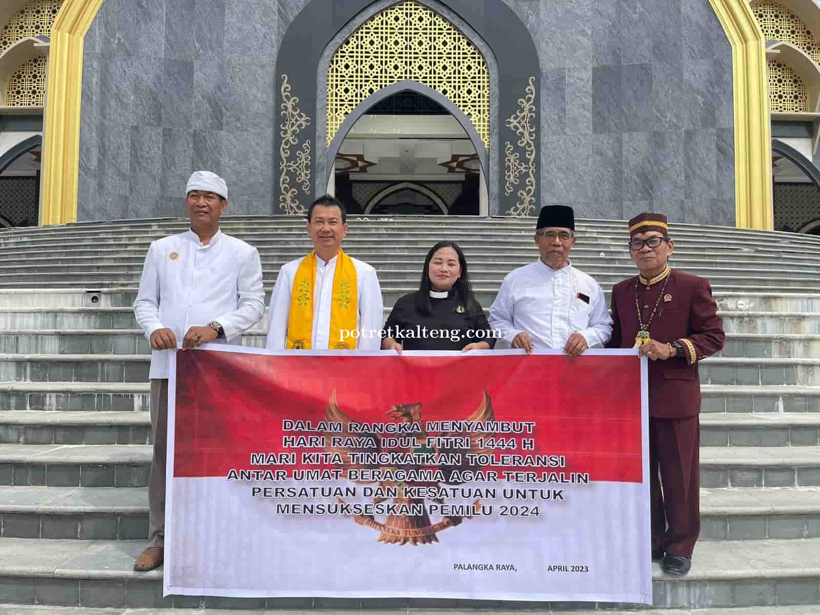 Tokoh Lintas Agama Kalteng Jadikan Momen Idul Fitri Sebagai Perekat Kebersamaan Dan Toleransi.