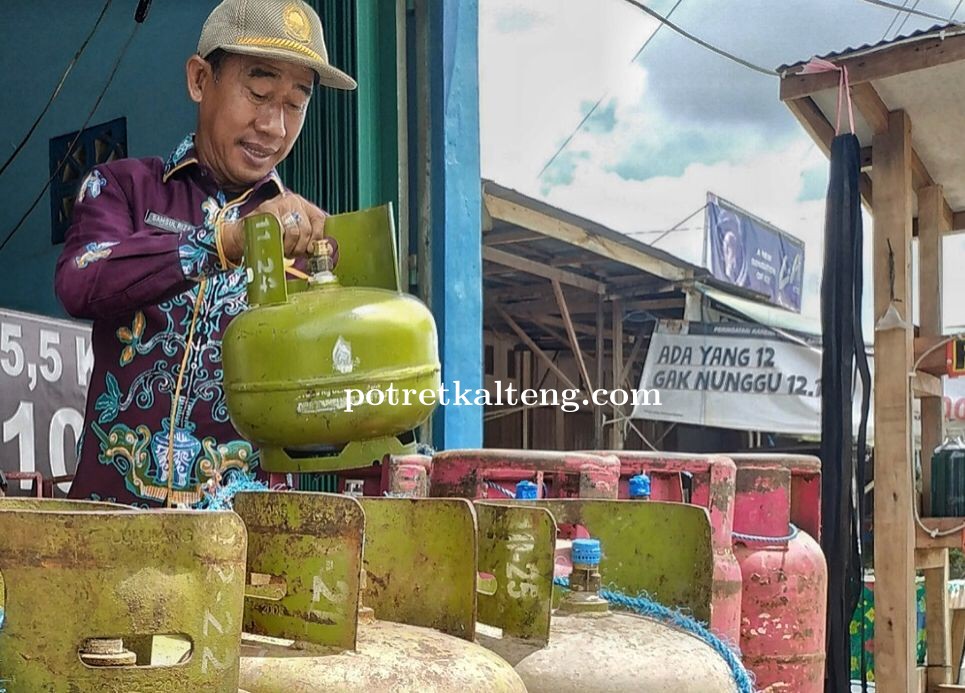 Pemko Palangka Raya Sidak Harga LPG 3 Kg di Pengecer