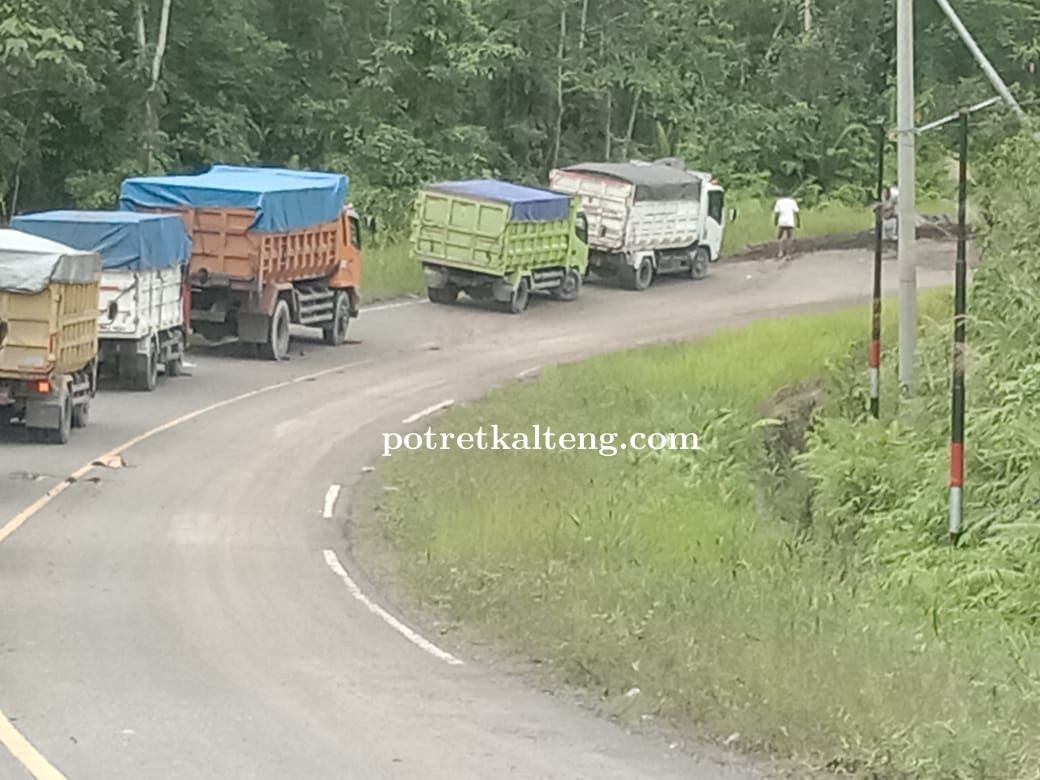 Aktifitas Pengiriman Batu Bara Diduga Salah Satu Jadi Indikator Rusaknya Jalan Trans Kalimantan