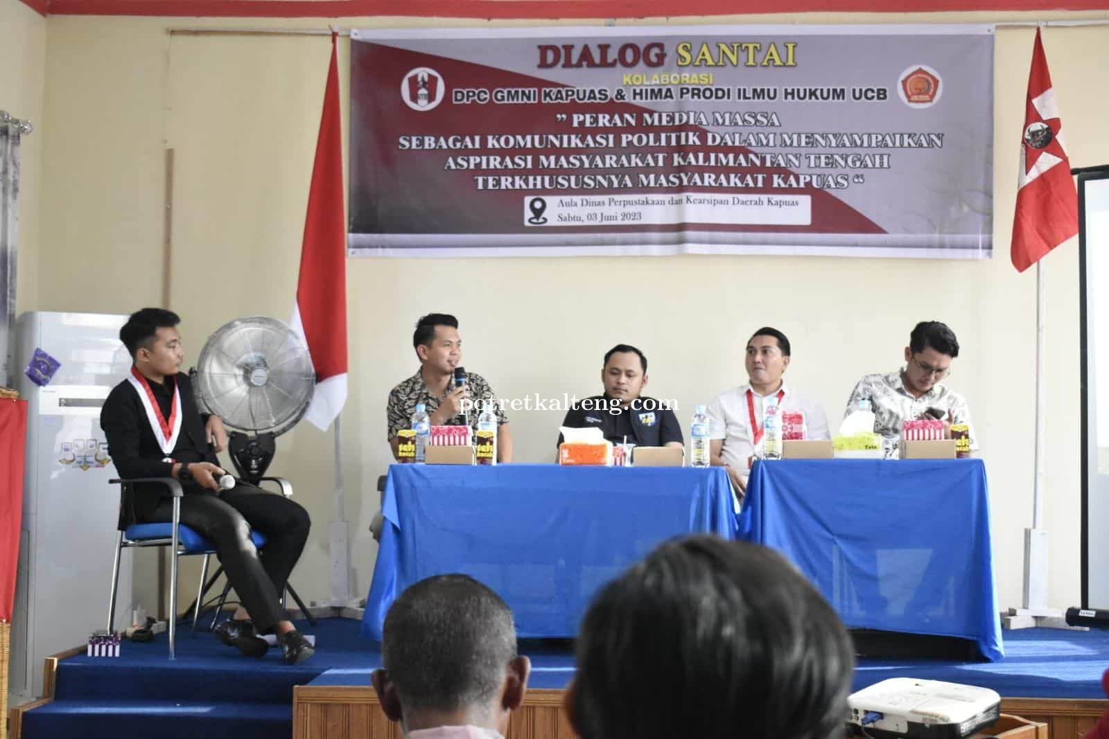 Bangun Sinegritas, DPC GMNI Kapuas dan Hima Hukum UCB Kapuas Adakan Kegiatan Dialog Santai