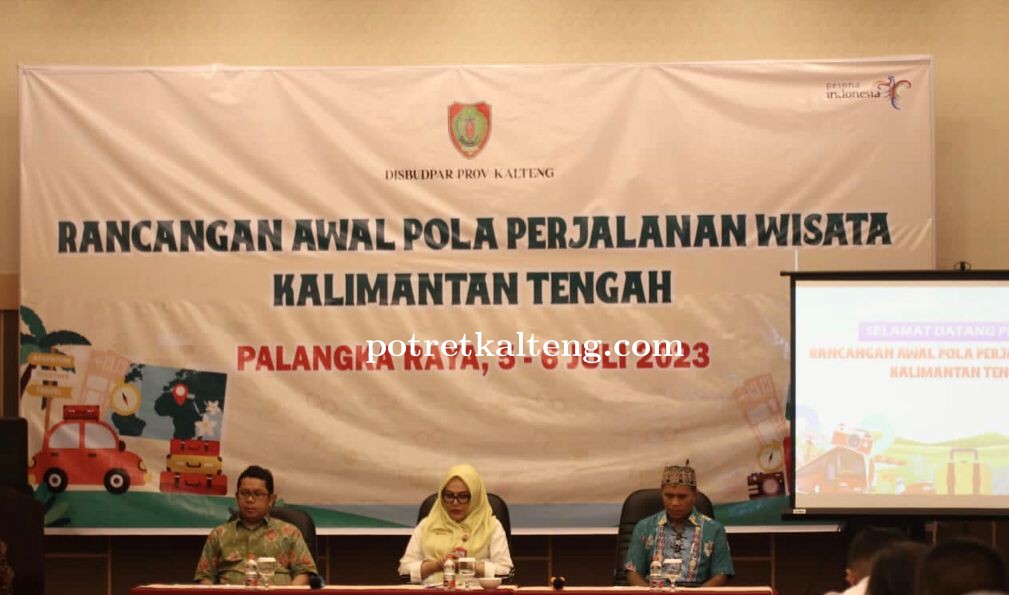 Kadisbudpar Kalteng Buka Kegiatan Rancangan Awal Pola Perjalanan Wisata Kalteng