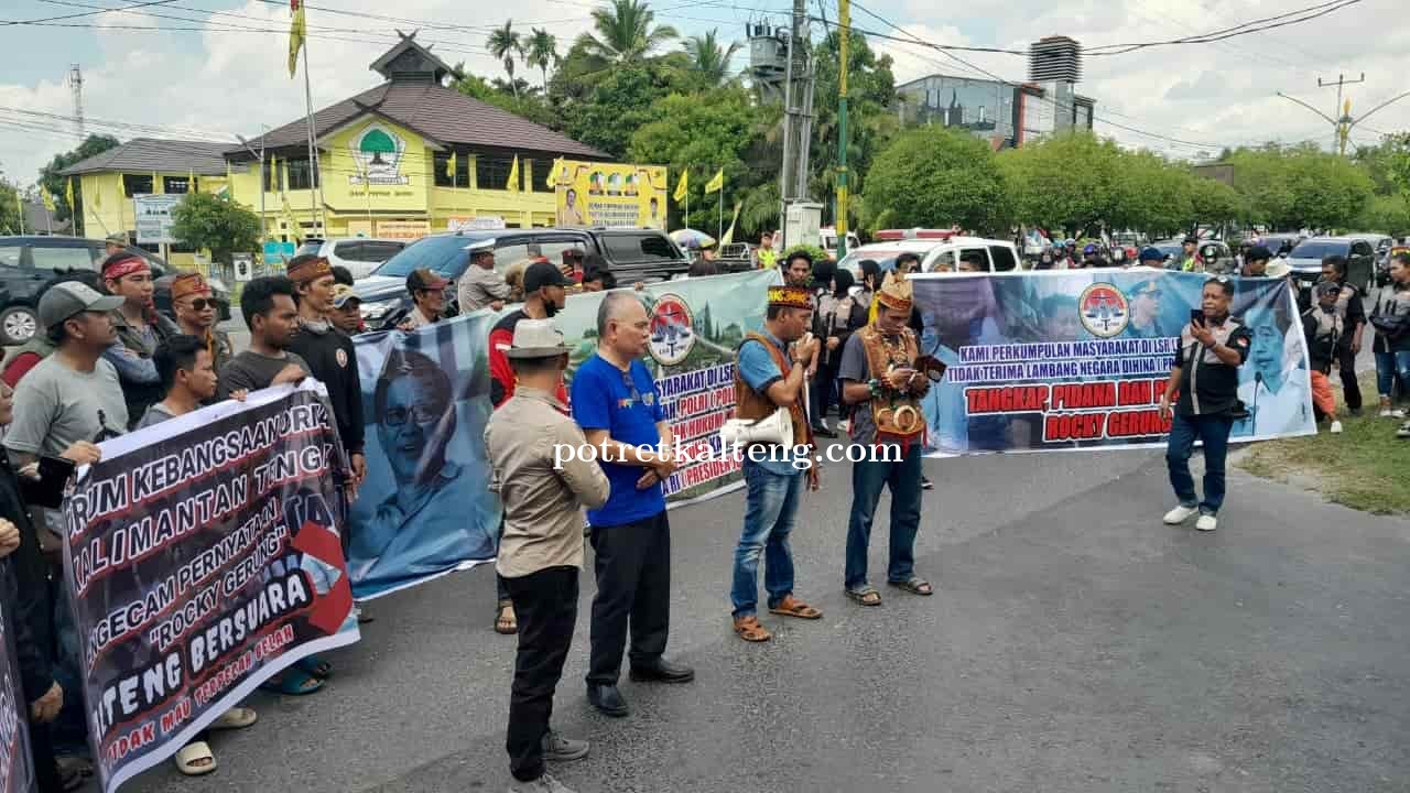 Forum Kebangsaan Kalteng Dukung Polri Tindak Tegas Rocky Gerung Karena Menghina Presiden RI