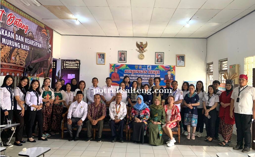 Kepala Dispursip Prov. Kalteng Kunjungi DPK Kab. Murung Raya