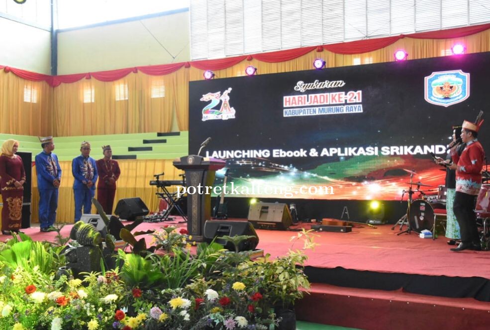 Kadispursip Nunu Andriani Hadiri Launching I-Murung Raya dan Aplikasi SRIKANDI Kabupaten Murung Raya