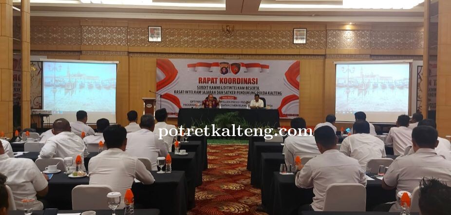 Badan Kesbangpol Provinsi Kalteng Hadiri Rapat Koordinasi Program Prioritas Polri