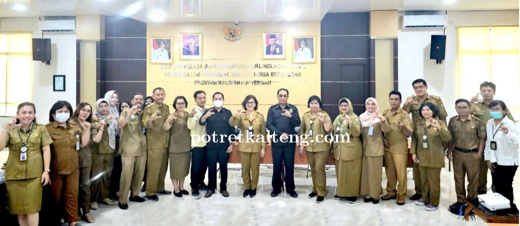 Dinas P3APPKB Provinsi Kalteng Terima Visitasi Monev Komisi Informasi Kalteng