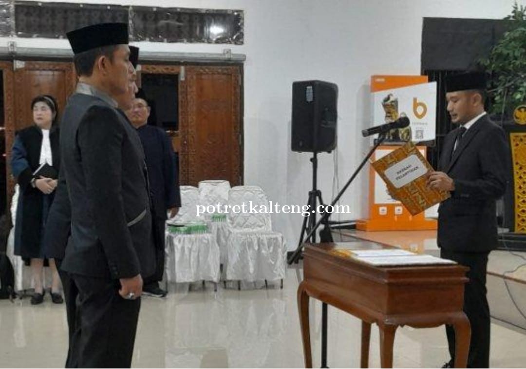 Walikota Palangka Raya Lantik Pejabat di Lingkungan Pemkot Palangka Raya