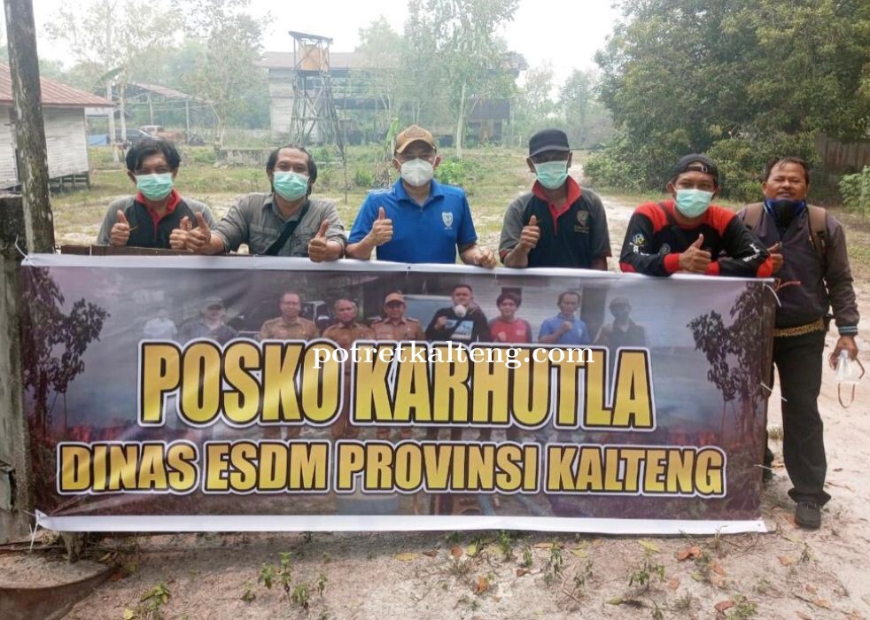 Dinas ESDM Prov. Kalteng Sediakan Posko Karhutla di Kelurahan Kalampangan