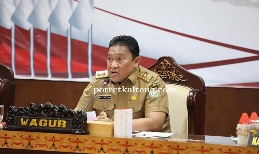 Wagub Kalteng Ikuti Rakorsus Upaya Penanggulangan Karhutla dan El Nino Tahun 2023