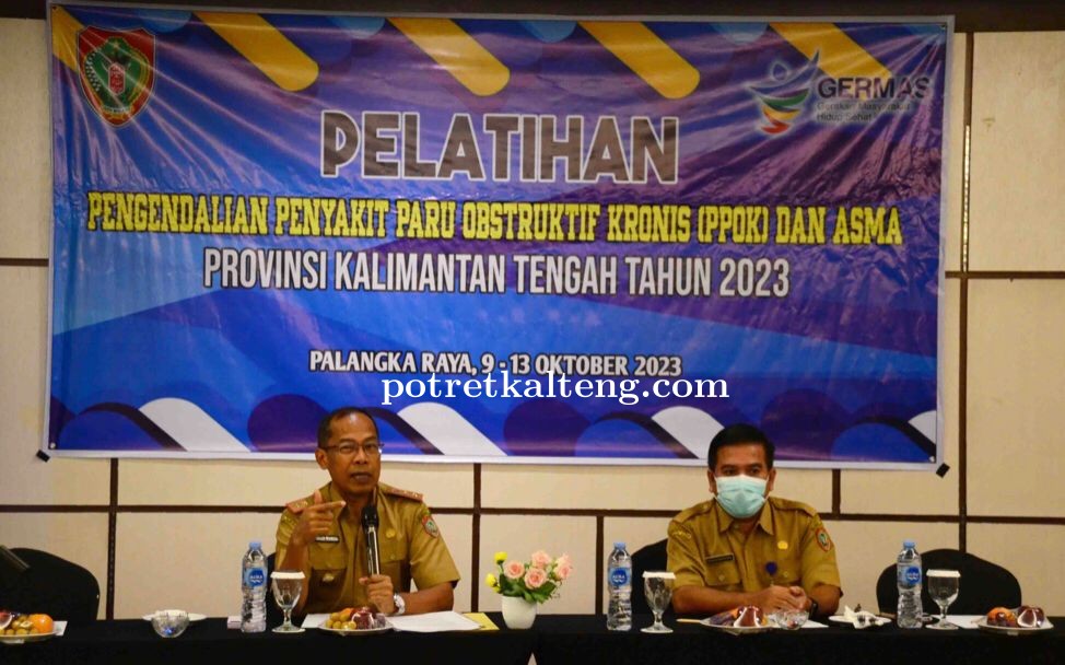 Dinkes Kalteng Gelar Pelatihan Pengendalian Penyakit Paru Obstruktif Kronis (PPOK) dan Asma 