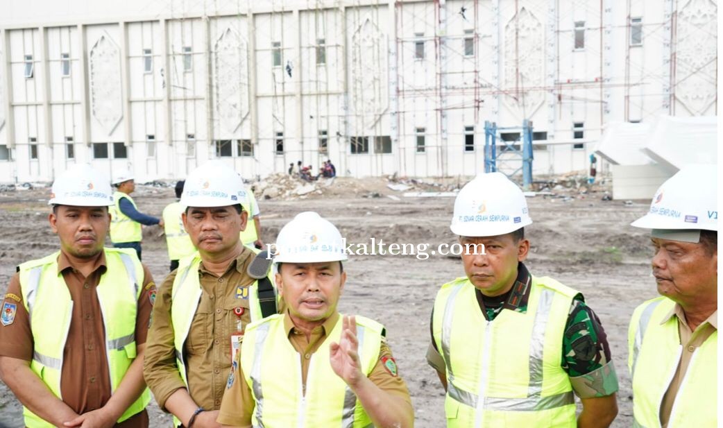 Tinjau Pembangunan RSUD Pemprov di Hanau, Gubernur Kalteng Sebut Progres Sudah Mencapai 88 persen