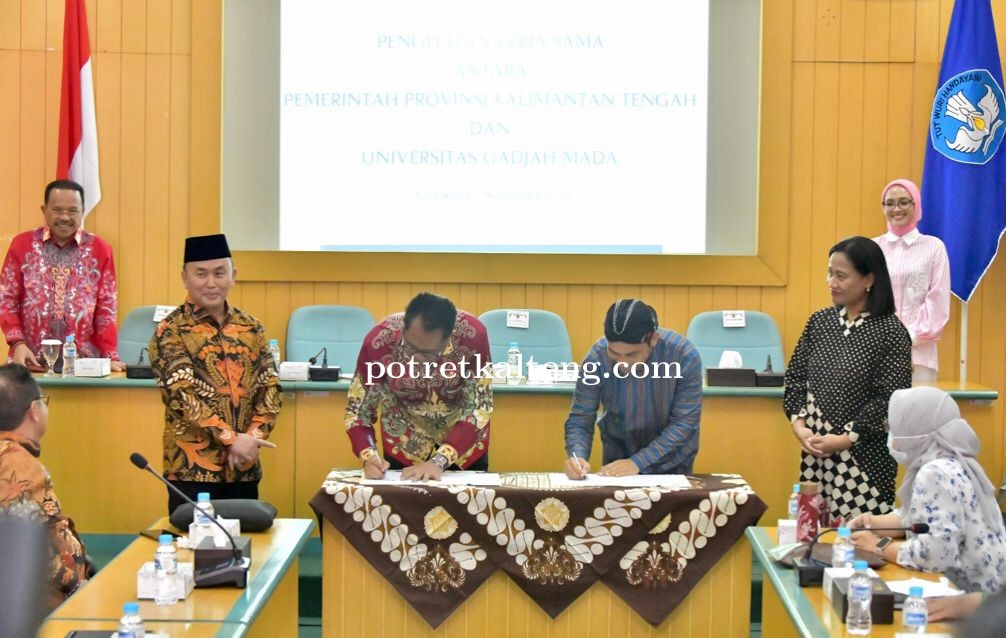 Bersama Gubernur Kalteng, Dislutkan Kalteng Jalin Kerjasama dengan Fakultas Ekonomika dan Bisnis UGM