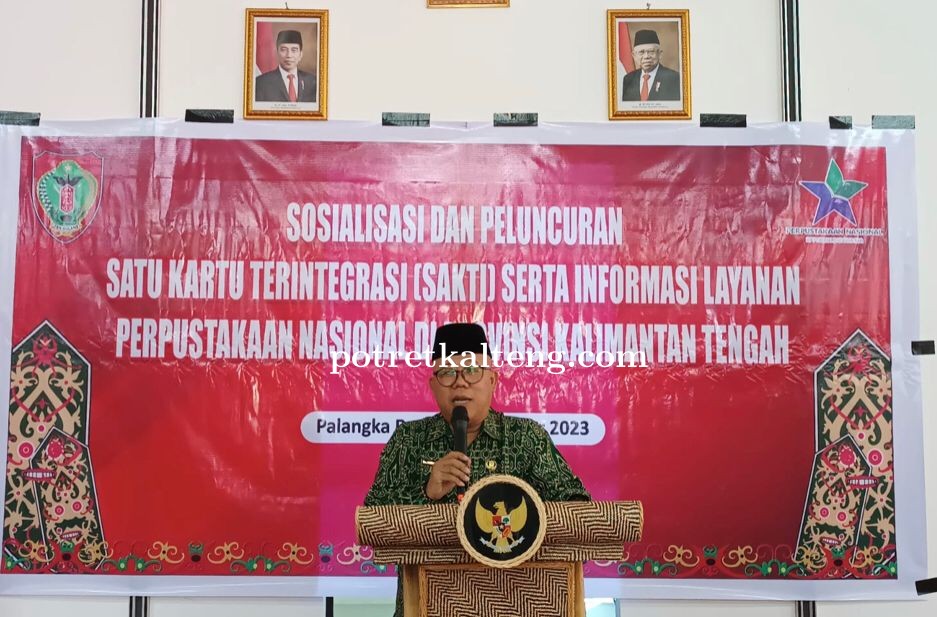 Dispursip Kalteng Gelar Sosialisasi dan Peluncuran Satu Kartu Terintegrasi 