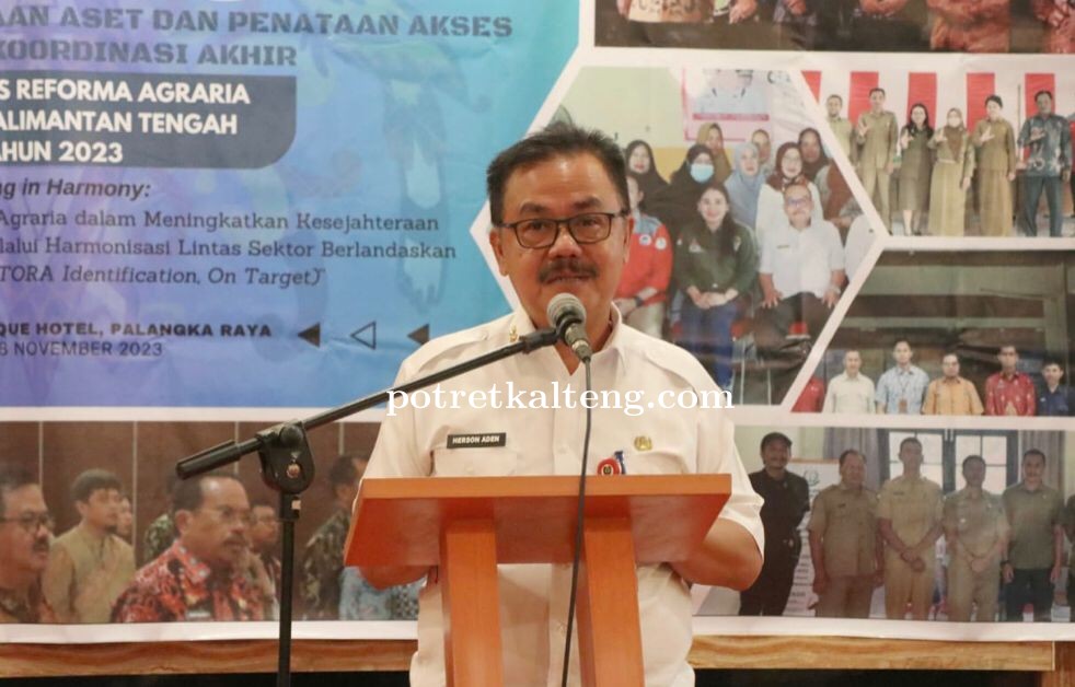 Sahli Gubernur Buka Rakor Akhir dan Integritas Penataan Aset dan Penataan Akses GTRA Kalteng Tahun 2