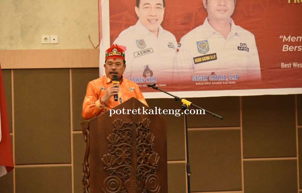 Ini Arahan Sekda Nuryakin pada Pelantikan DPD APDESI serta Rakor Kepala Desa Se-Kalteng