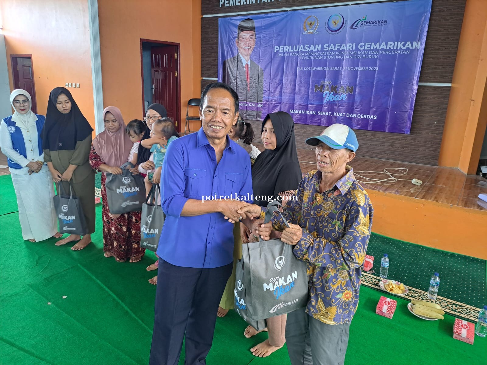 Cegah Stunting dan Gizi Buruk, Bambang Purwanto Tingkatkan Konsumsi Ikan Masyarakat.