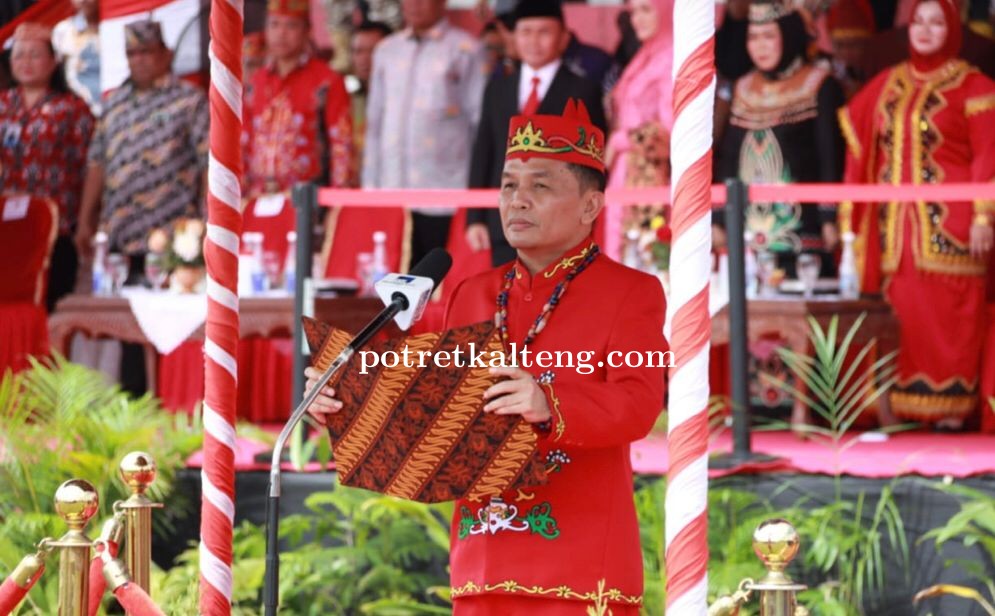 H. Agustiar Sabran Lantik H. Halikinnor Sebagai Ketua DAD Kotawaringin Timur