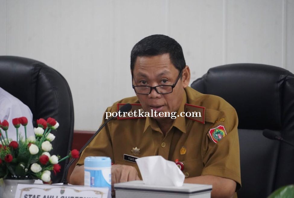 Sahli Yuas Eko Pimpin Rapat Evaluasi Inflasi Kalteng TPID terhadap Rilis BPS bulan Januari 2024