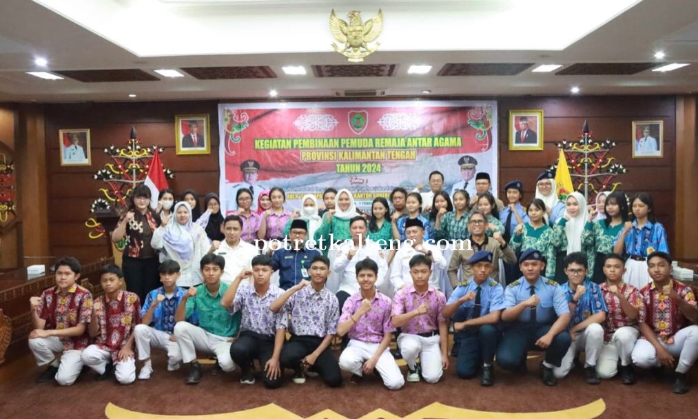 Sahli Gubernur Suhaemi Buka Kegiatan Pembinaan Pemuda Remaja Antar Agama Provinsi Kalteng