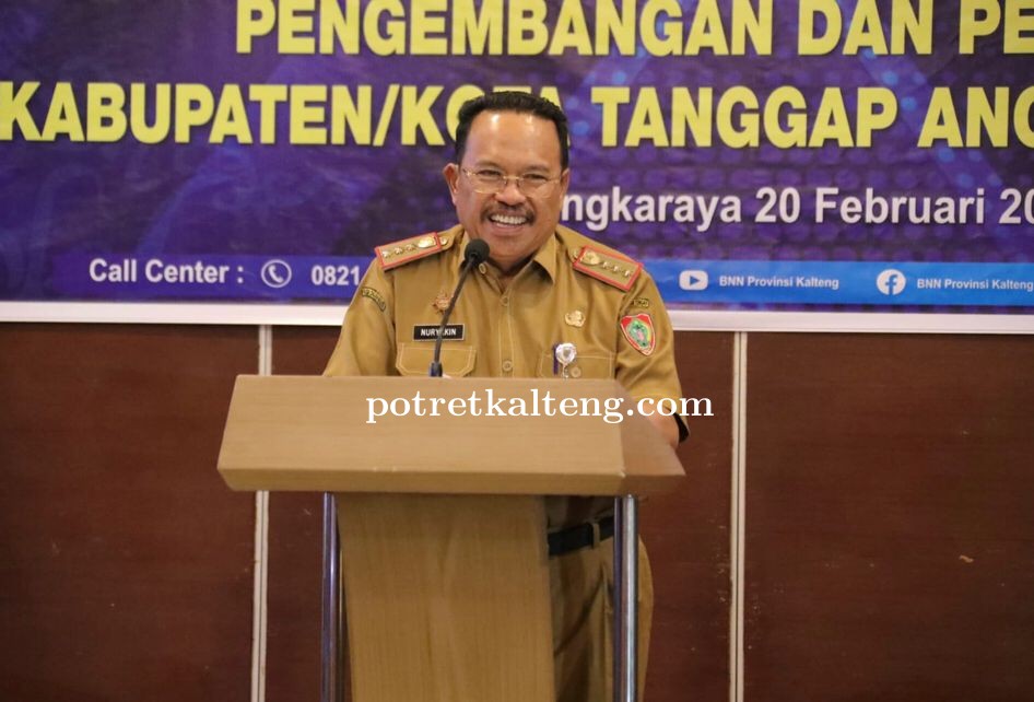 Sekda Kalteng Minta Pemda dan Masyarakat Berkolaborasi Cegah Penyalahgunaan Narkoba di Kalteng