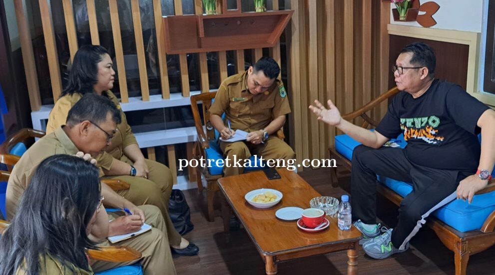 Jalin Silaturahmi, Kepala Dislutkan Kalteng Terima Kunjungan Kepala DKPP Kabupaten Kapuas