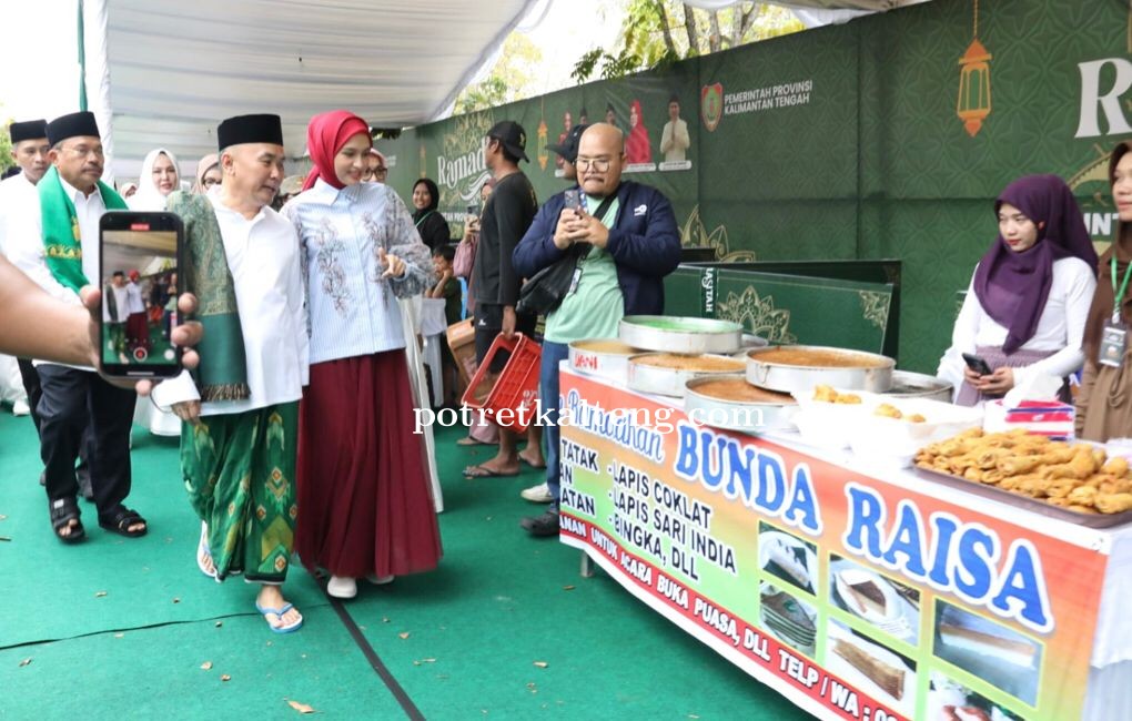Ketua TP PKK Ivo Sugianto Sabran Buka Kalteng Ramadhan Festival Tahun 2024