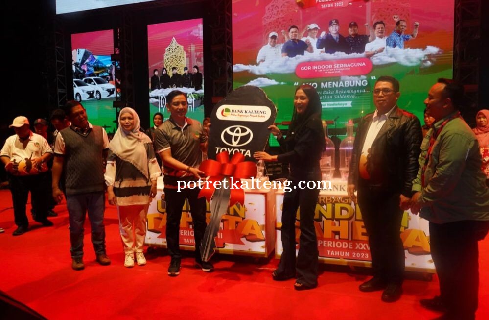 Asisten Ekbang Hadiri Undian Taheta PT. Bank Kalteng Periode ke-27 Tahun 2023