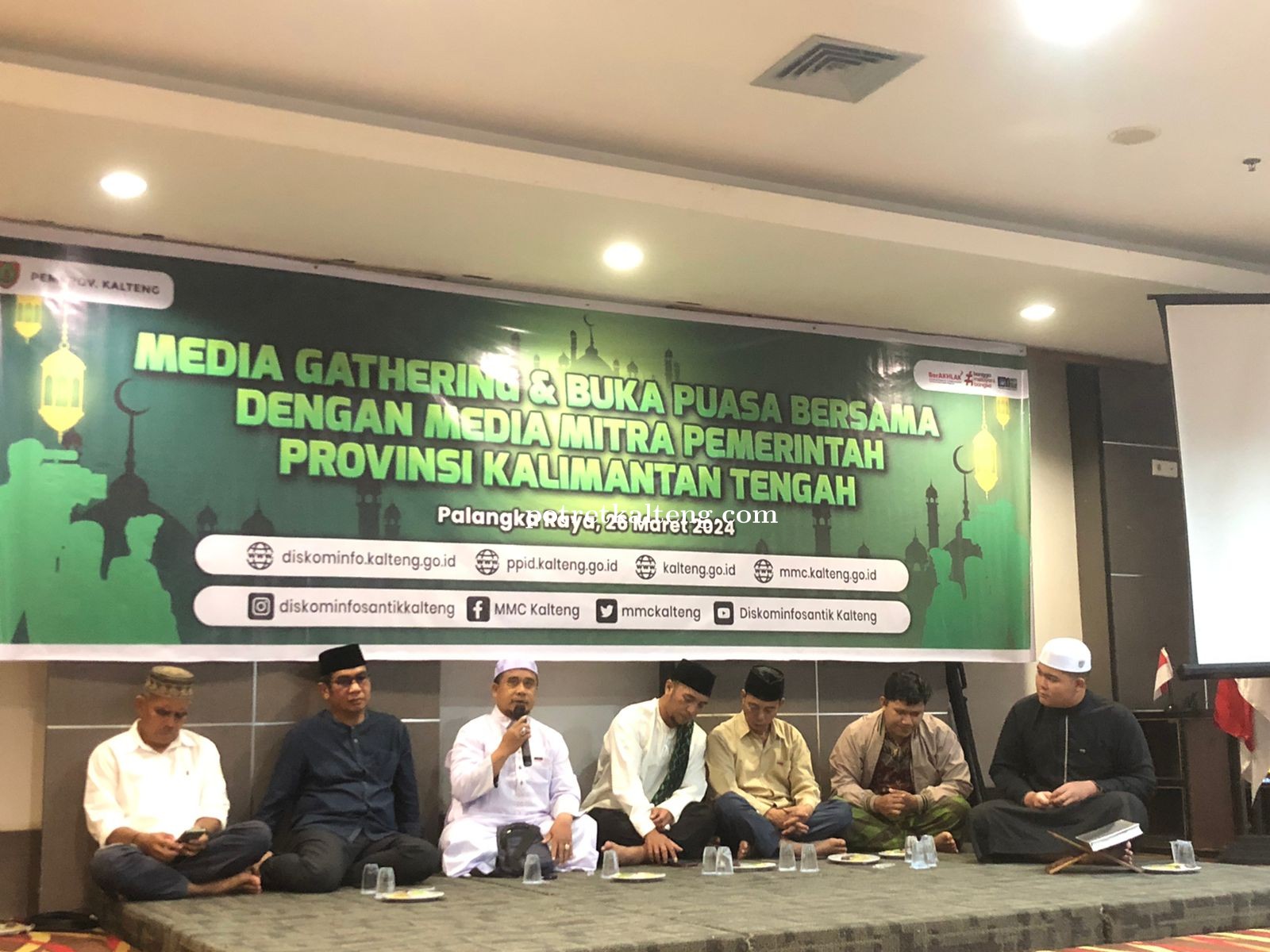 Perkuat Silaturahmi, Diskominfosantik Kalteng Gelar Media Gathering dan Buka Puasa Bersama Media