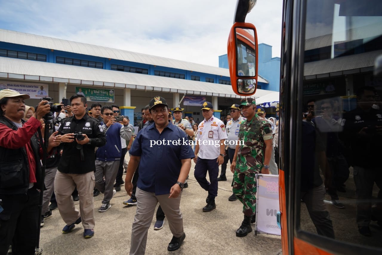 Hanya Provinsi Di Kalimantan Yang Dapat Jatah Mudik Ceria Gratis,Kalteng Berangkatkan Ribuan pemudik