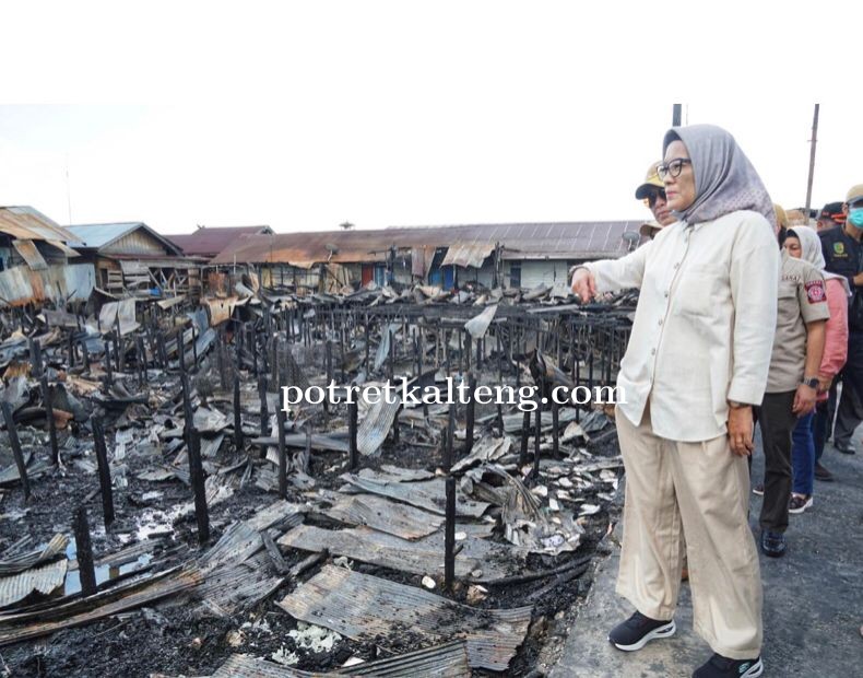 PJ Walikota Palangka Raya Tinjau Lokasi Kebakaran Puntun.