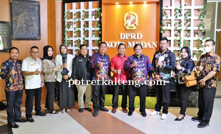 DPRD Kapuas Kunker DPRD Kota Medan, Bahas Pengawasan Terhadap APBD