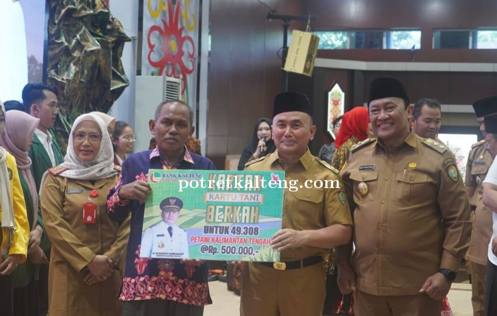 Pemprov Kalteng Launching Program Kartu Tani Berkah untuk Petani Kalimantan Tengah